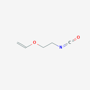 molecular formula C5H7NO2 B12532509 (2-Isocyanatoethoxy)ethene CAS No. 827320-16-1