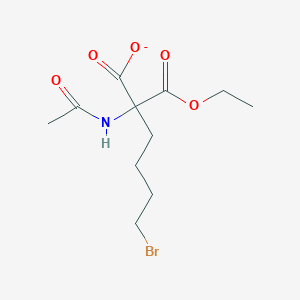 Ethyl N-acetyl-6-bromo-2-carboxylatonorleucinate