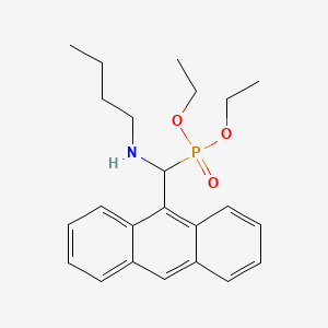 Diethyl [(anthracen-9-YL)(butylamino)methyl]phosphonate