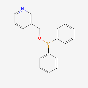 Phosphinous acid, diphenyl-, 3-pyridinylmethyl ester