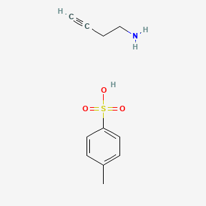 But-3-yn-1-amine;4-methylbenzenesulfonic acid