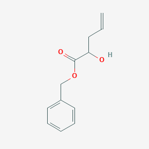 molecular formula C12H14O3 B12532574 Benzyl 2-hydroxypent-4-enoate CAS No. 866478-89-9