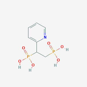 Phosphonic acid, [2-phosphono-1-(2-pyridinyl)ethyl]-