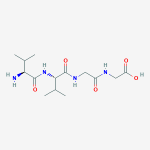 molecular formula C14H26N4O5 B12532600 L-Valyl-L-valylglycylglycine CAS No. 868383-36-2