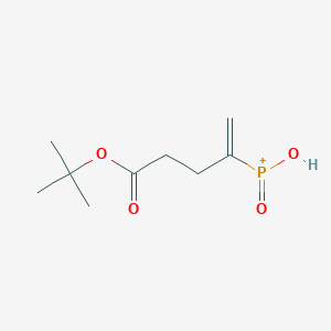 (5-tert-Butoxy-5-oxopent-1-en-2-yl)(hydroxy)oxophosphanium