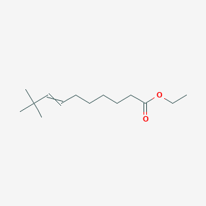 molecular formula C14H26O2 B12532691 Ethyl 9,9-dimethyldec-7-enoate CAS No. 654068-24-3