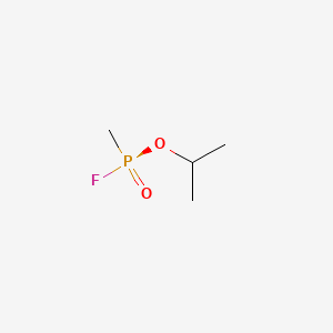 molecular formula C4H10FO2P B1253272 沙林，(+)- CAS No. 6171-93-3