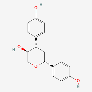 molecular formula C17H18O4 B1253288 杉脂素 CAS No. 2141-07-3