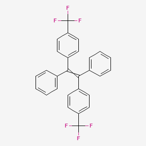 1,1'-{1,2-Bis[4-(trifluoromethyl)phenyl]ethene-1,2-diyl}dibenzene