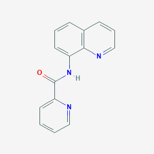 molecular formula C15H11N3O B1253306 N-(8-Quinolyl)-2-pyridinecarboxamide 