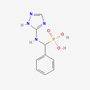 {Phenyl[(1H-1,2,4-triazol-5-yl)amino]methyl}phosphonic acid