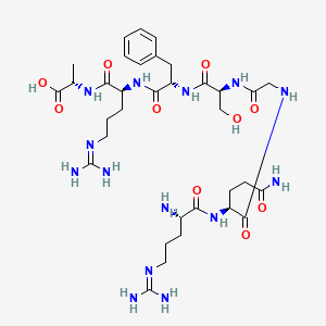 L-Alanine, L-arginyl-L-glutaminylglycyl-L-seryl-L-phenylalanyl-L-arginyl-