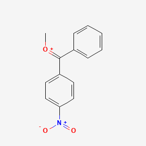 (E)-Methyl[(4-nitrophenyl)(phenyl)methylidene]oxidanium