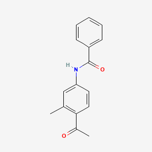 N-(4-acetyl-3-methylphenyl)benzamide