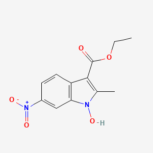 Ethyl 1-hydroxy-2-methyl-6-nitro-1H-indole-3-carboxylate