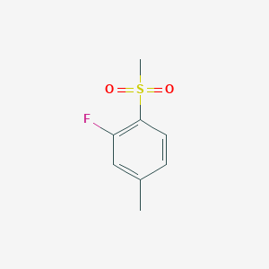 2-Fluoro-1-(methanesulfonyl)-4-methylbenzene