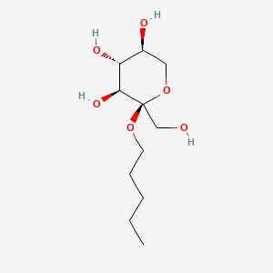 molecular formula C11H22O6 B1253322 Pentyl-alpha-sorbose CAS No. 82734-92-7