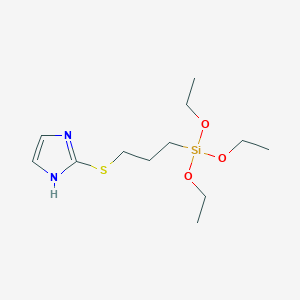 2-{[3-(Triethoxysilyl)propyl]sulfanyl}-1H-imidazole