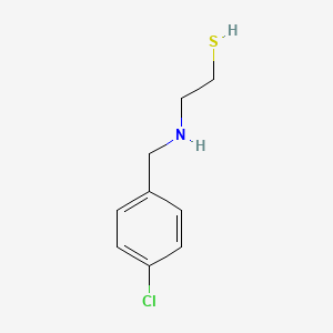 2-{[(4-Chlorophenyl)methyl]amino}ethane-1-thiol