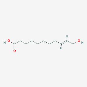 molecular formula C11H20O3 B1253334 11-Hydroxy-9-undecenoic acid 