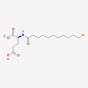 N-(11-Bromoundecanoyl)-L-glutamic acid