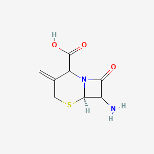 molecular formula C8H10N2O3S B1253337 3-Methylene-7-aminocepham-4-carboxylic acid 
