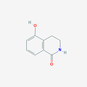 molecular formula C9H9NO2 B1253348 5-羟基-3,4-二氢-2H-异喹啉-1-酮 CAS No. 56469-02-4