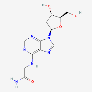 N-(9beta-D-2'-Deoxyribofuranosylpurin-6-yl)glycinamide