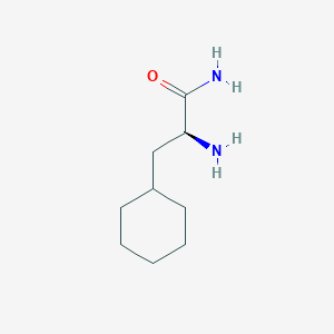 molecular formula C9H18N2O B125336 (S)-2-氨基-3-环己基丙酰胺 CAS No. 145232-34-4