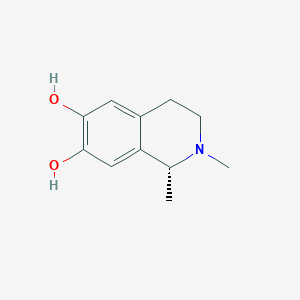 molecular formula C11H15NO2 B1253368 (R)-N-甲基萨尔索林醇 CAS No. 53622-84-7
