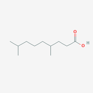 molecular formula C11H22O2 B1253420 4,8-Dimethylnonanoic acid CAS No. 7540-70-7