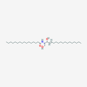 molecular formula C34H67NO3 B1253425 N-hexadecanoyl-D-erythro-sphingosine 