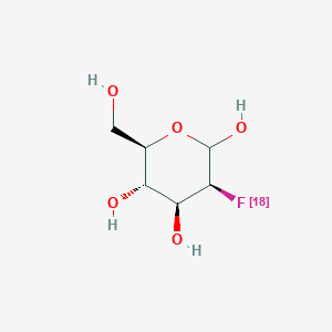 molecular formula C6H11FO5 B1253437 2-deoxy-2-((18)F)fluoro-D-mannopyranose 