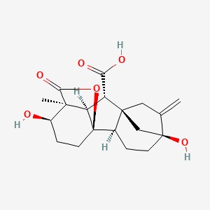 molecular formula C19H24O6 B1253446 3-Epigibberellin A1 