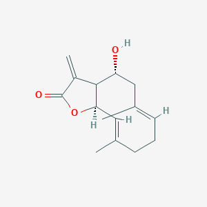 (3aR,4R,6E,10E,11aR)-4-hydroxy-6,10-dimethyl-3-methylene-3a,4,5,8,9,11a-hexahydrocyclodeca[b]furan-2-one
