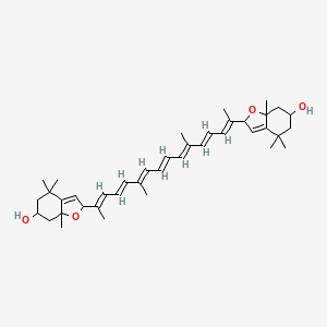 molecular formula C40H56O4 B1253456 Auroxanthin 