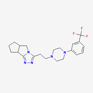 3-(2-{4-[3-(Trifluormethyl)phenyl]-1-piperazinyl}ethyl)-5,5a,6,7,8,8a-hexahydrocyclopenta[3,4]pyrrolo[2,1-c][1,2,4]triazol