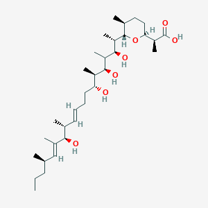 (2S)-2-[(2S,5S,6S)-5-methyl-6-[(2S,3S,5S,6R,7R,10E,12R,13R,14E,16R)-3,5,7,13-tetrahydroxy-4,6,12,14,16-pentamethylnonadeca-10,14-dien-2-yl]oxan-2-yl]propanoic acid