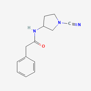 N-(1-Cyanopyrrolidin-3-yl)-2-phenylacetamide