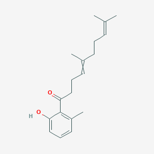 1-(2-Hydroxy-6-methylphenyl)-5,9-dimethyldeca-4,8-dien-1-one