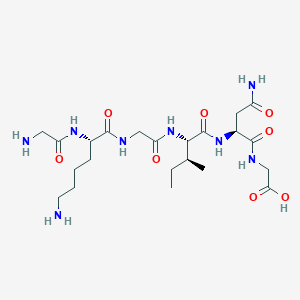 Glycyl-L-lysylglycyl-L-isoleucyl-L-asparaginylglycine