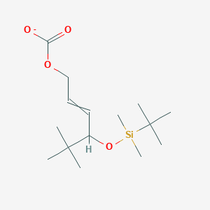 4-{[tert-Butyl(dimethyl)silyl]oxy}-5,5-dimethylhex-2-en-1-yl carbonate