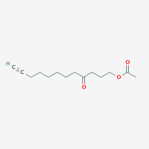 11-Dodecyn-4-one, 1-(acetyloxy)-