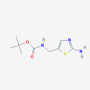 Tert-butyl [(2-amino-1,3-thiazol-5-yl)methyl]carbamate