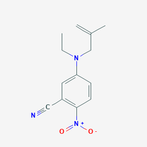 Benzonitrile, 5-[ethyl(2-methyl-2-propenyl)amino]-2-nitro-