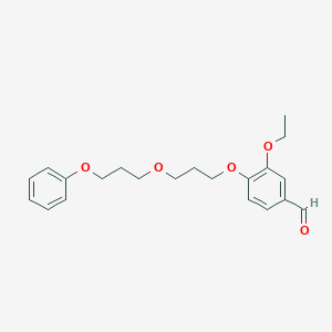 3-Ethoxy-4-[3-(3-phenoxypropoxy)propoxy]benzaldehyde