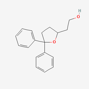 2-(5,5-Diphenyloxolan-2-yl)ethan-1-ol