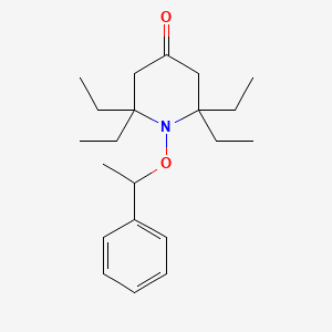 2,2,6,6-Tetraethyl-1-(1-phenylethoxy)piperidin-4-one