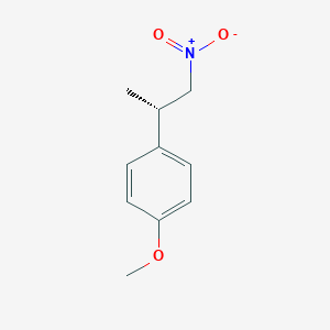 molecular formula C10H13NO3 B12535061 1-Methoxy-4-[(2S)-1-nitropropan-2-YL]benzene CAS No. 748183-59-7