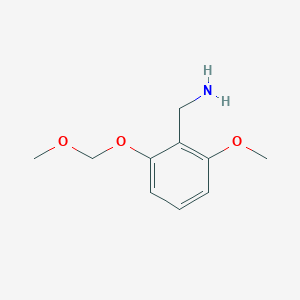 1-[2-Methoxy-6-(methoxymethoxy)phenyl]methanamine